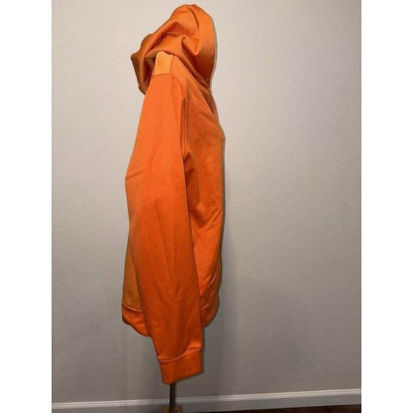 Under Armor Large Hoodie Pullover Orange Long Sleeve Sport - Picture 5 of 7